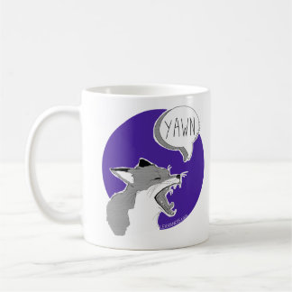 Caneca De Café The fox-terrier *Yawn* - Mug purple