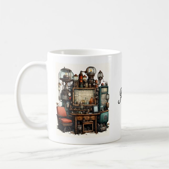 Caneca De Café "The Good Intentions Machine" (Esquerda)