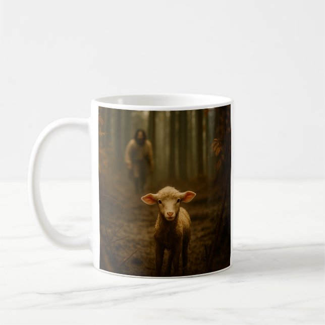 Caneca De Café The Good Shepherd and the Lost Lamb (Esquerda)