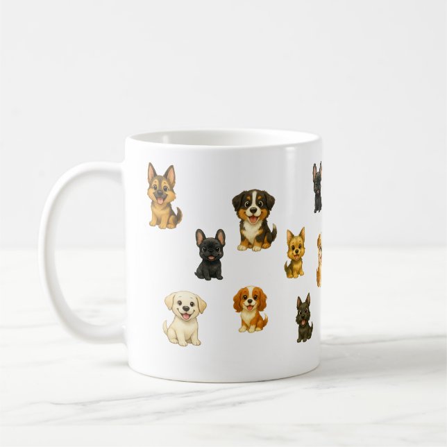 Caneca De Café The "Grand Canine Assembly"  (Esquerda)