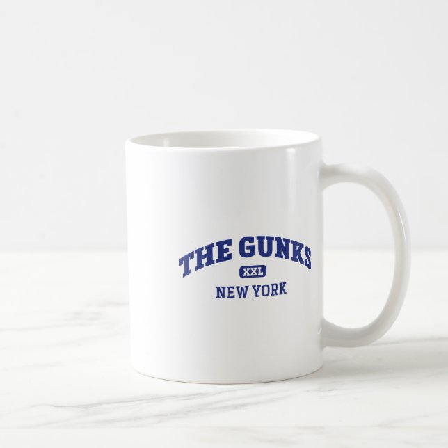 Caneca De Café The Gunks College Style Rock Climbing Area Design  (Direita)