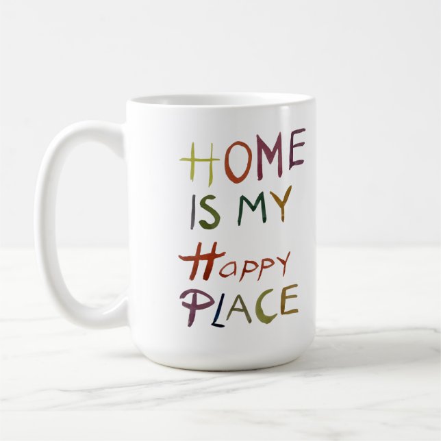 Caneca De Café The Happy Introvert “Home Is My Happy Place” (Esquerda)