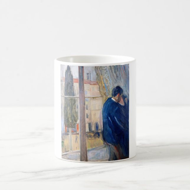 Caneca De Café The Kiss (por Edvard Munch) (Centro)