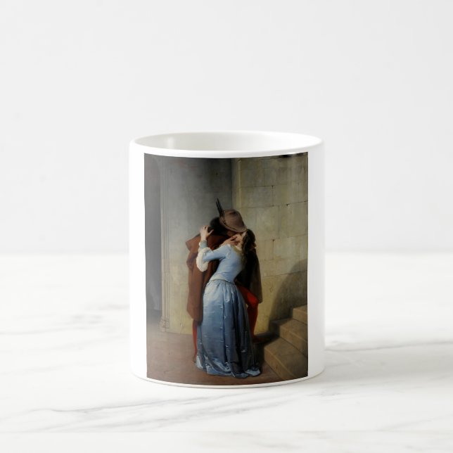 Caneca De Café The Kiss (por Francesco Hayez) (Centro)