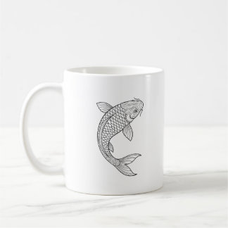 Caneca De Café The Koi Blade