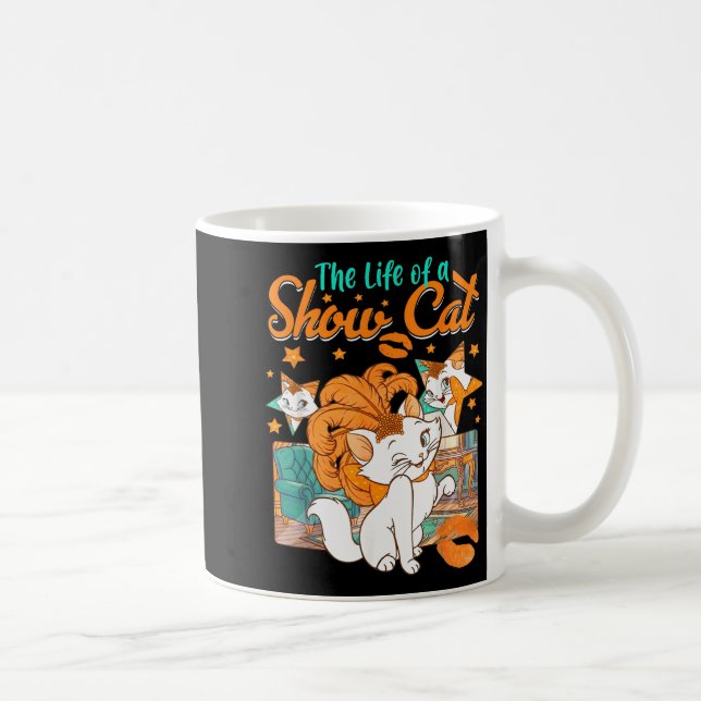 Caneca De Café The Life Of A Show Cat Girl For Men Women  (Direita)