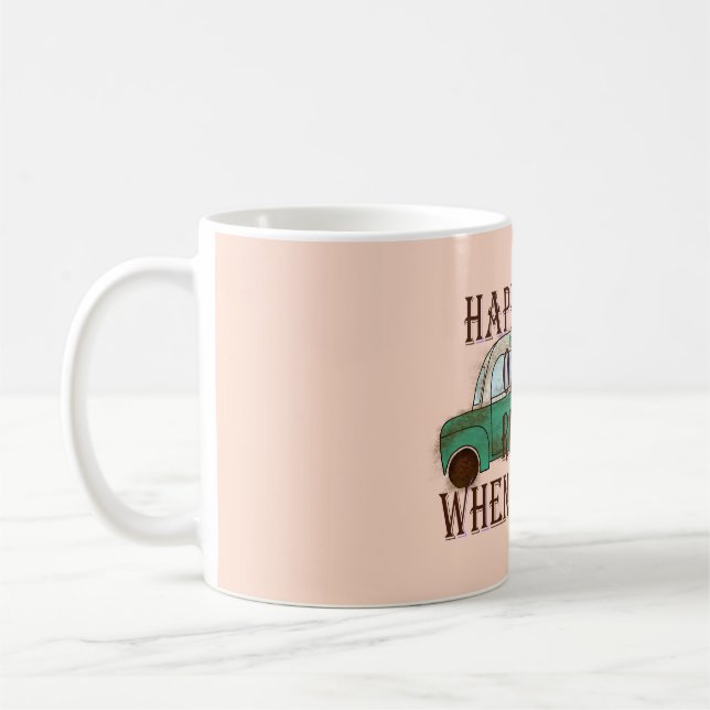 Caneca De Café The Magic Bus: Happiness Only Real When Shared -  (Esquerda)
