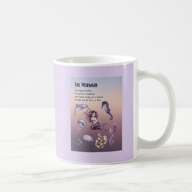 Caneca De Café The Mermaid Legend - Coffee Mug (Direita)
