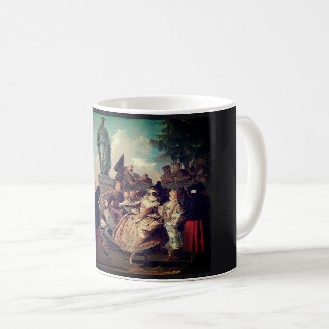 Caneca De Café The Minuet – Giovanni Domenico Tiepolo (Frente Esquerda)