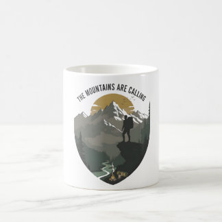 Caneca De Café The Mountains Are Calling