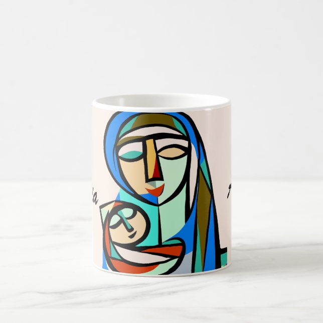 Caneca De Café The Peaceful Madonna (Centro)