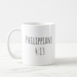 Caneca De Café The Philippians 4:13 Mug