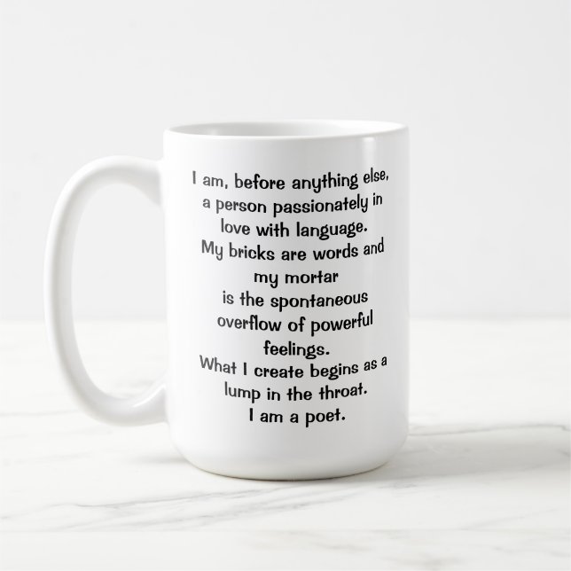 Caneca De Café The Poet's Creed Mug (Esquerda)