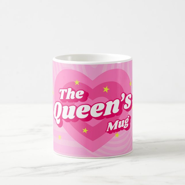 Caneca De Café The Queen's Mug Pink Classic  (Centro)