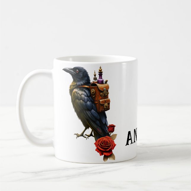 Caneca De Café The Raven’s Clockwork Delivery  (Esquerda)