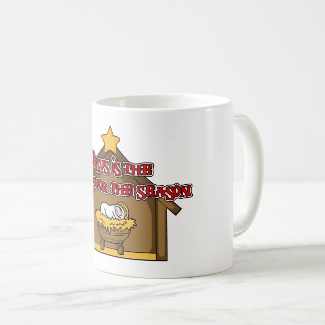 Caneca De Café The Reason for the Season 1 (Frente Esquerda)