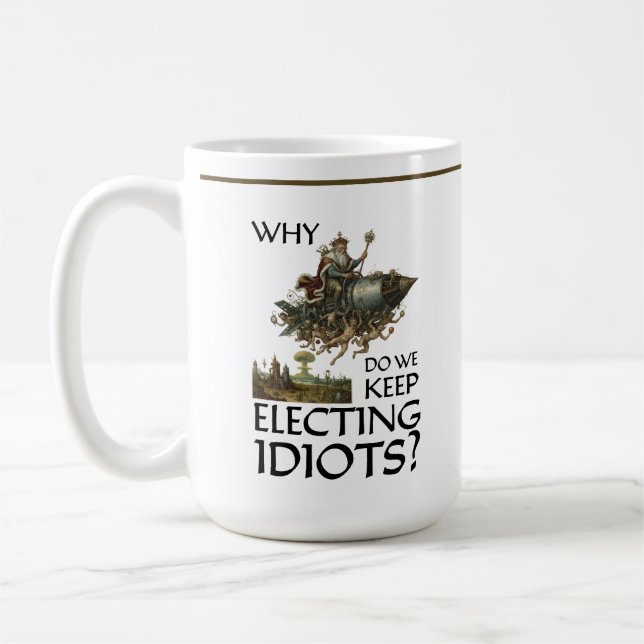 Caneca De Café The Royal Rocket of Recurring Mistakes: Coffee Mug (Esquerda)