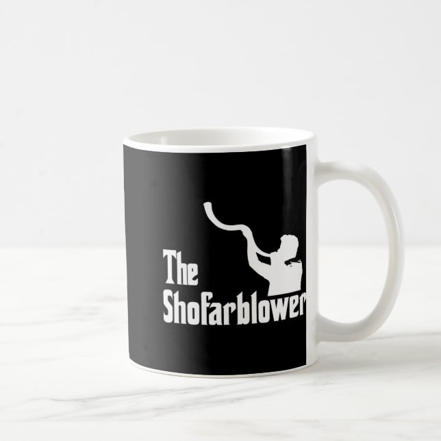Caneca De Café The Shofar Blower Rosh Hashanah Rabbi Temple Jewis (Direita)