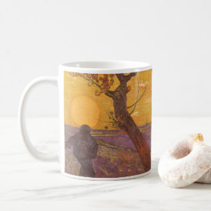 Caneca De Café The Sower by Vincent van Gogh, Vintage Fine Art