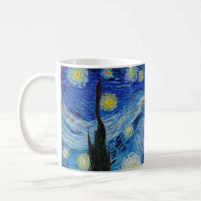 Caneca De Café The Starry Night - Vincent Van Gogh (Esquerda)