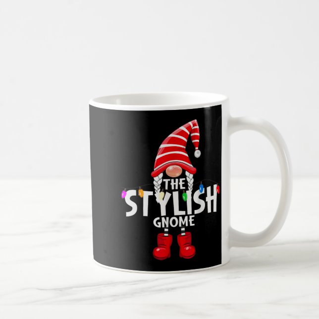 Caneca De Café The Stylish Gnome Christmas Matching Pajama  (Direita)