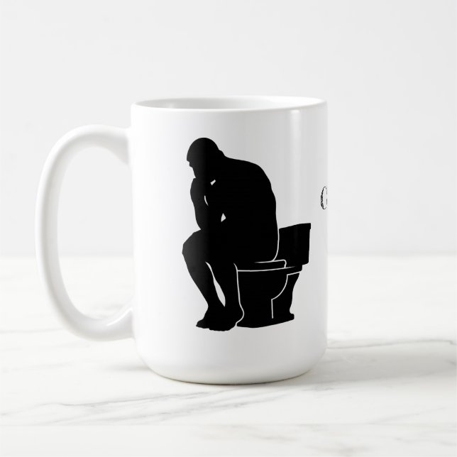 Caneca De Café The Thinker on the Throne (Esquerda)