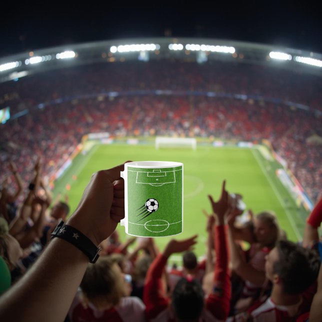 Caneca De Café The World of Football Personalized Mug (Criador carregado)