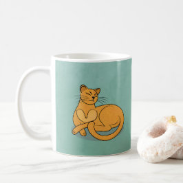 Caneca De Café The Yellow Cat
