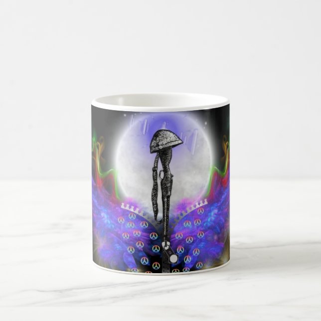 Caneca De Café The zipper of peace 2- Cup (básic) Free Woman (Centro)
