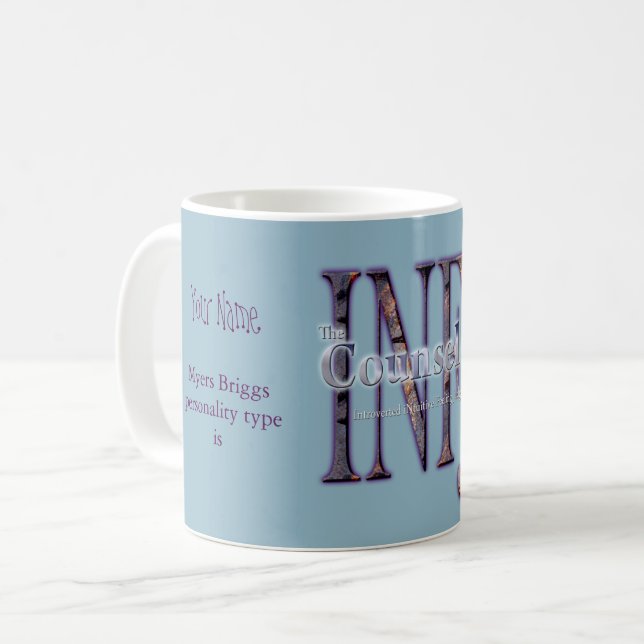 Caneca De Café theCounselor de INFJ (Frente Esquerda)