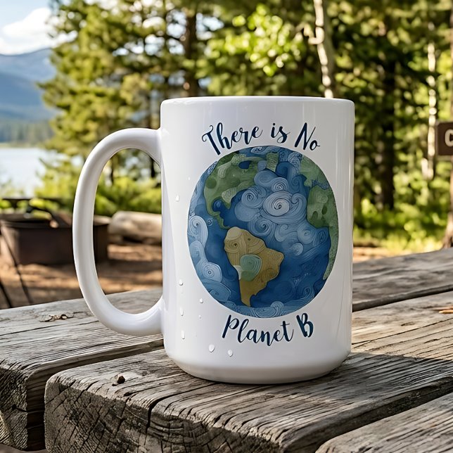Caneca De Café There Is No Planet B (Criador carregado)