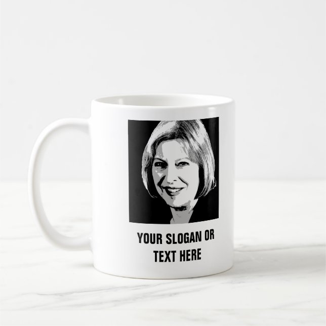 Caneca De Café Theresa pode enfrentar o ícone - (Esquerda)