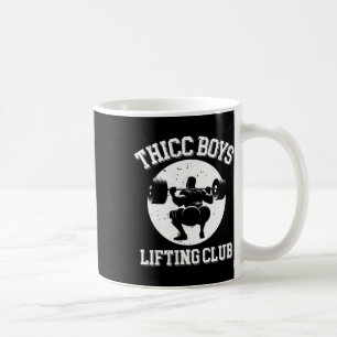 Caneca De Café Thicys Lifting Club Funny Gym Mens Squat Bodyb