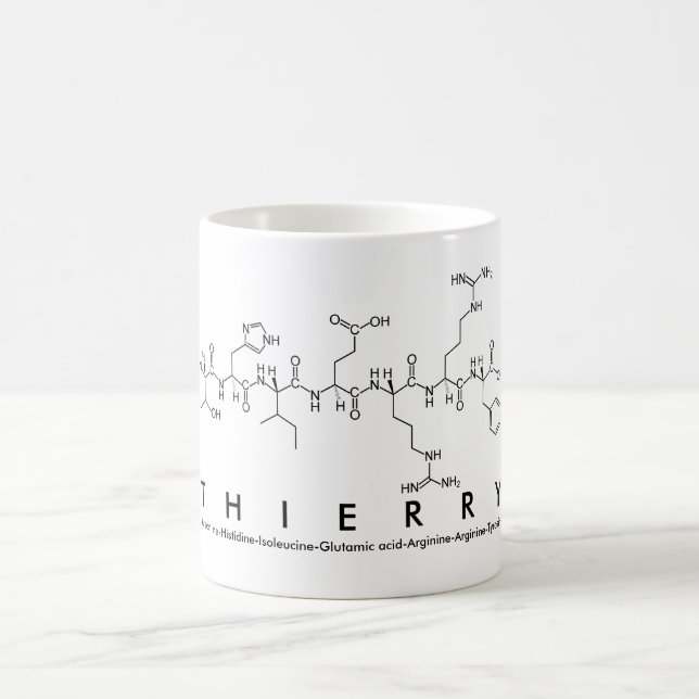 Caneca De Café Thierry peptide name mug (Centro)
