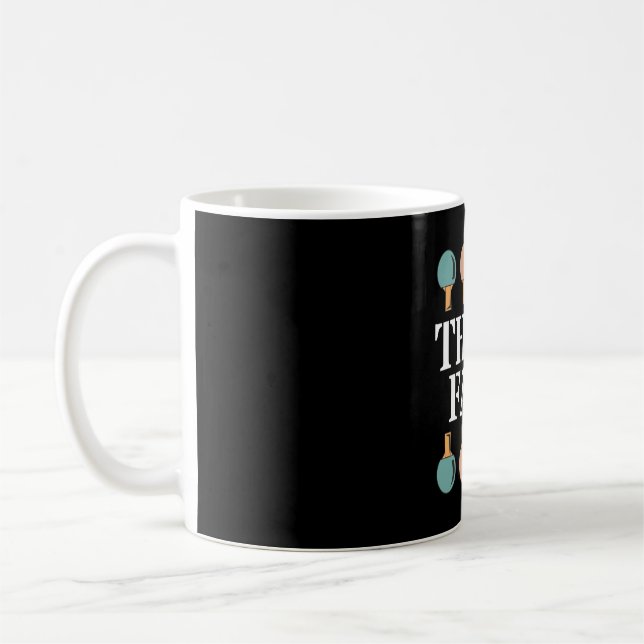 Caneca De Café Think Fast Table Tennis Gift Ping Pong Club (Esquerda)