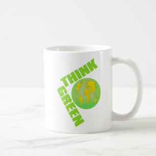 Caneca De Café Think_Green