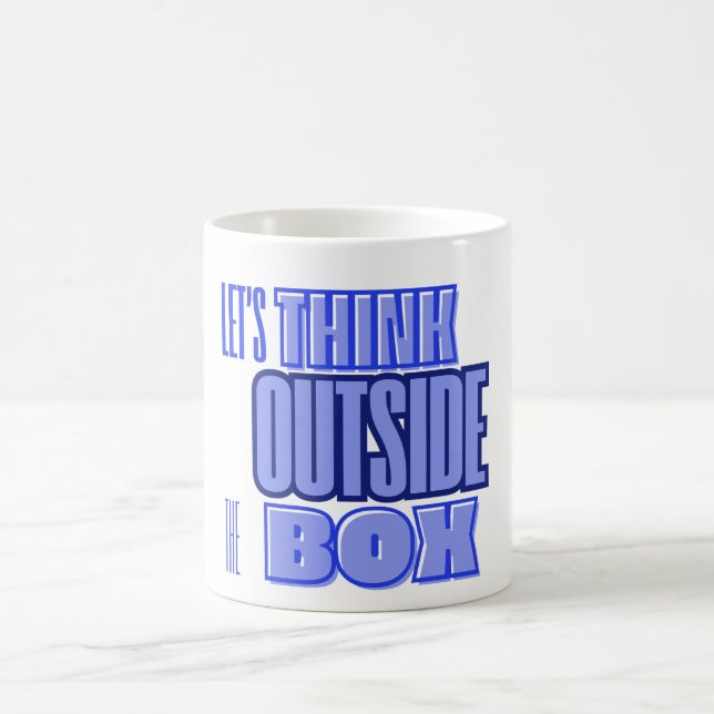 Caneca De Café Think Outside the Box (Centro)