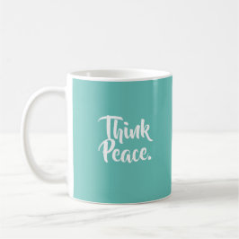 Caneca De Café Think Peace Mug
