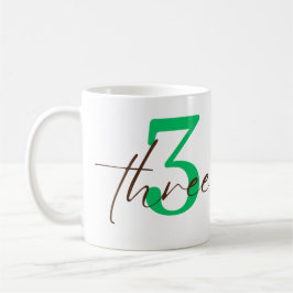 Caneca De Café Third 3 Year Anniversary with Personalization