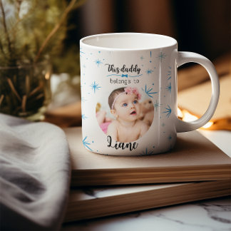 Caneca De Café This Daddy Belongs To" Personalized