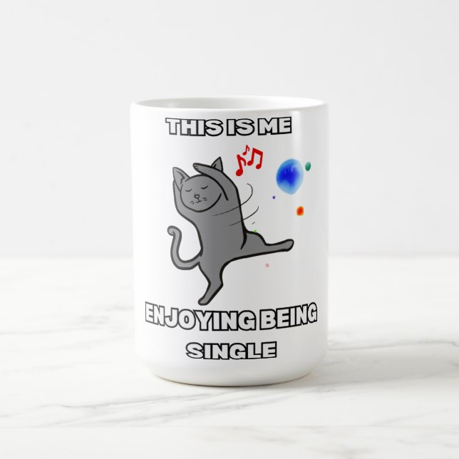 Caneca De Café This Is Me Enjoying Being Single (Centro)