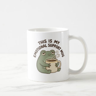 Caneca De Café This Is My Emotional Support Mug – Funny Frog Coff