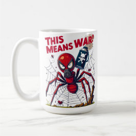 Caneca De Café This Means War! – Spider’s Revenge