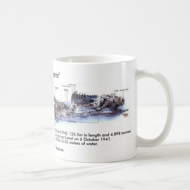 Caneca De Café thistlgormdwg, "Thistlegorm", construído em Joseph (Direita)