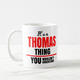 Caneca De Café Thomas, coisa que você não entenderia.