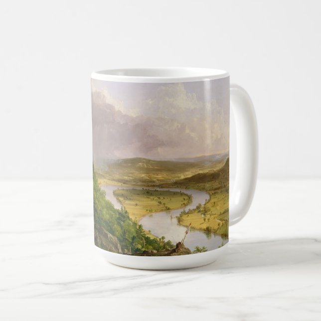 Caneca De Café Thomas Cole O Oxbow Rio Connecticut (Frente Esquerda)