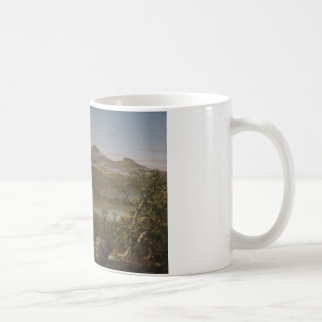Caneca De Café Thomas Cole - Uma Visão dos Dois Lagos e Montanha (Direita)