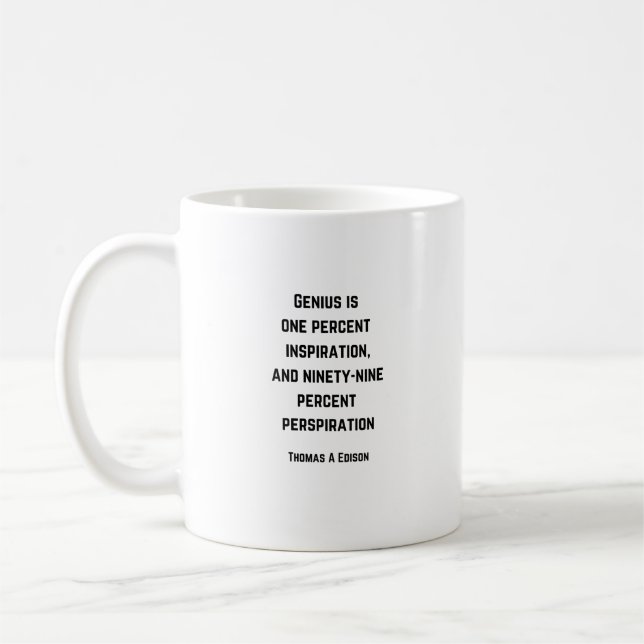 Caneca De Café Thomas Edison - (Esquerda)