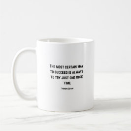 Caneca De Café Thomas Edison Cite - Surest Way Success (Como Suce