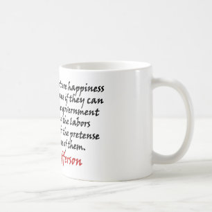 Caneca De Café Thomas Jefferson: Impeça o governo